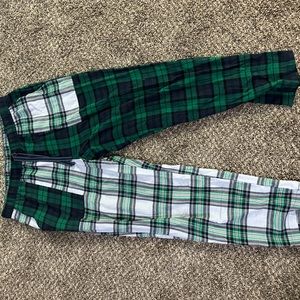 Plaid Green pajama pants